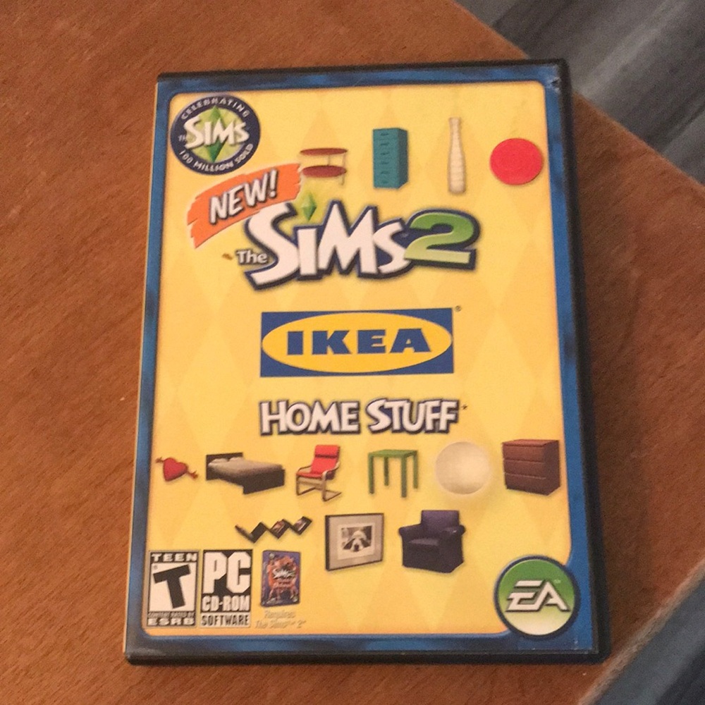 IKEA The Sims 2 Home Stuff PC Game — Yellow Cover